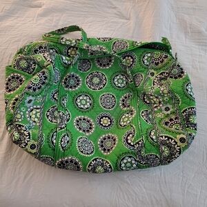 Green Patterned Women's Bag
